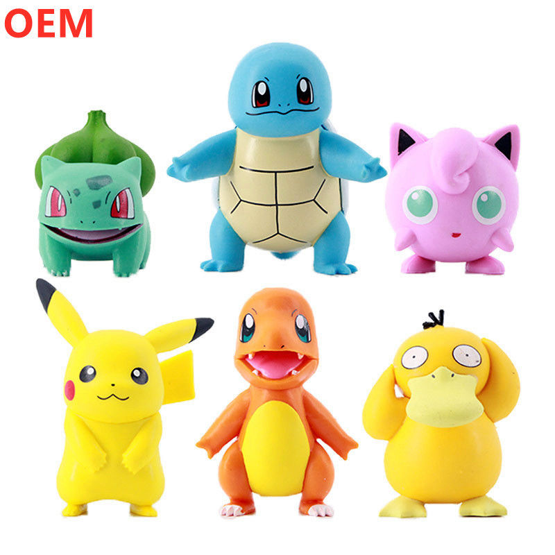 Koleksiyon 3d PVC Model Figure Karikatür Figure Oyuncaklar OEM Özel Plastik Karikatür Figure Oyuncaklar