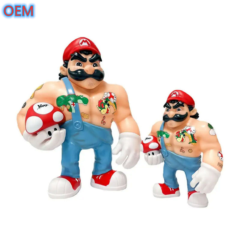 Özel 3D Plastik Karikatür Hayvan Anime Figürleri Oyuncaklar OEM Tasarımı PVC Plastik Figürler Oyuncaklar
