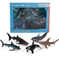 OEM fabrika özelleştirme Simülasyon Deniz Yaşamı Hayvanlar Model Kits Hareket Resimleri Minyatür Eğitim