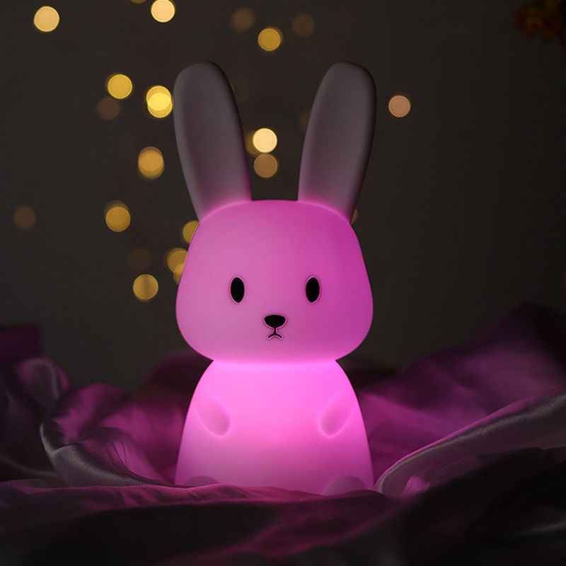 Özel LED Gece Işığı Yatak Lambası Dokunma Sensörü Oda Dekoru Tatlı Hediye