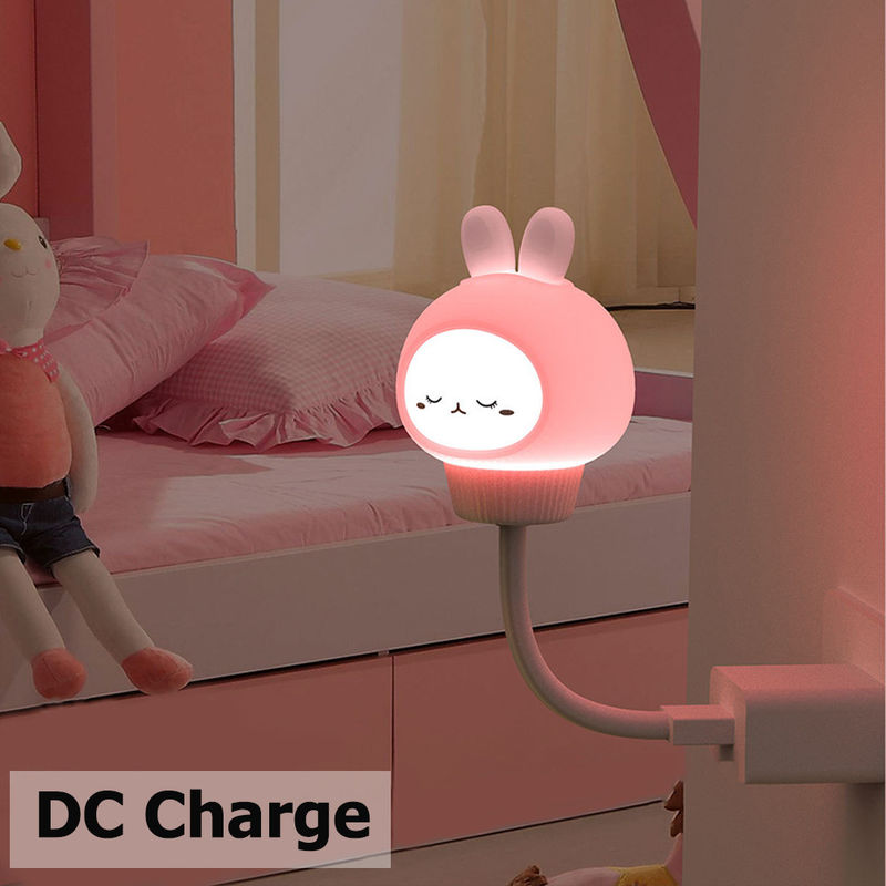 Fabrika özelleştirilmiş Oyuncak Lamba PVC Vinil LED Yıldırım Oyuncaklar Tatlı Karikatür USB Gece Işıkları
