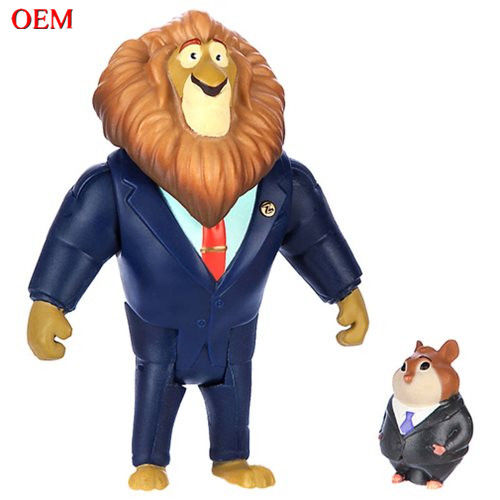 OEM Mini Resim Karikatür Canavar Avcısı Oyuncağı Çocuklar İçin Özel Plastik Hayvan Modeli Oyuncağı