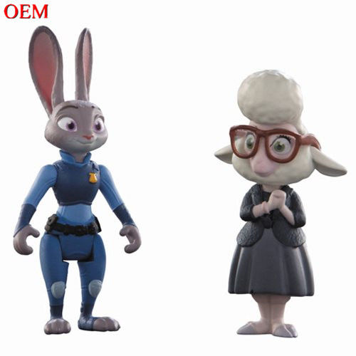 OEM Mini Resim Karikatür Canavar Avcısı Oyuncağı Çocuklar İçin Özel Plastik Hayvan Modeli Oyuncağı