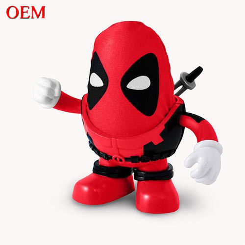 Oyuncak üretimi özel oyuncak tasarımı OEM PVC Film Karakter Patates Kafa 3D Oyuncak özel aksiyon figürü