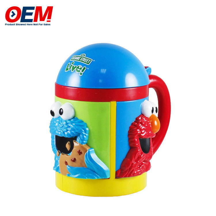 Fabrika OEM 3D Mug Cup Plastik Disni Cup Tedarikçi özel karikatür figür kupa oyuncağı