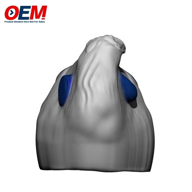 Özel PVC oyuncak OEM 3D konsepti Küçük ayaklı patlamış mısır kovası Gıda patlamış mısır kovası