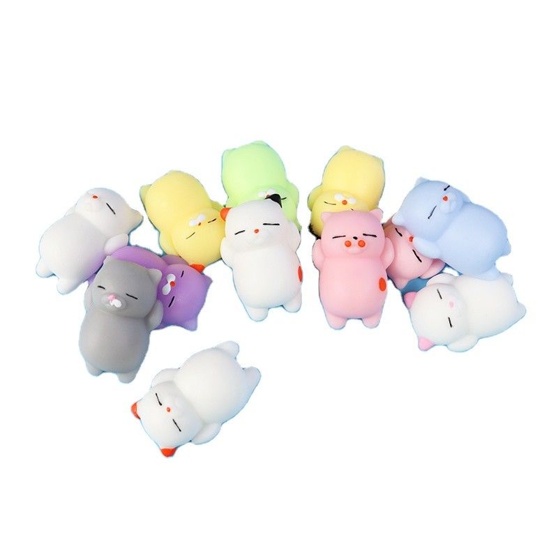 OEM fabrika özel hayvan antistres Slimy Squeeze Oyuncaklar Komik Oyuncaklar Mini Mochi Squishy oyuncak