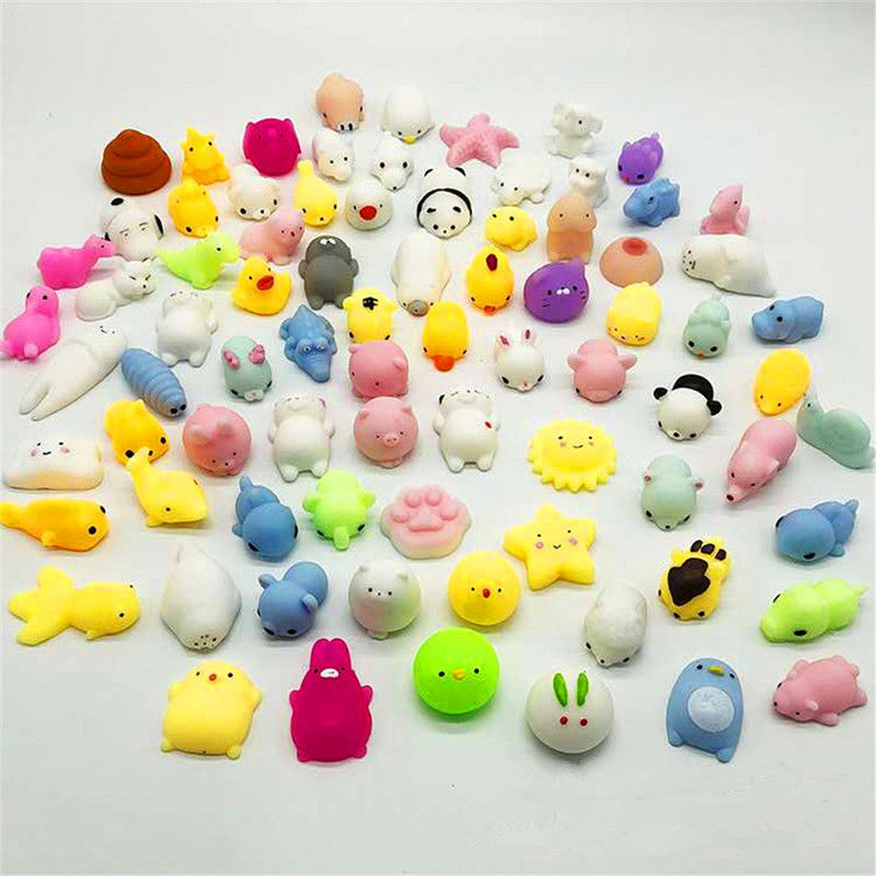 OEM fabrika özel hayvan antistres Slimy Squeeze Oyuncaklar Komik Oyuncaklar Mini Mochi Squishy oyuncak