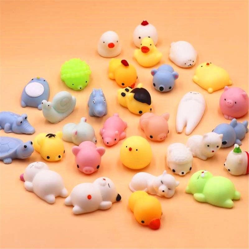OEM fabrika özel hayvan antistres Slimy Squeeze Oyuncaklar Komik Oyuncaklar Mini Mochi Squishy oyuncak