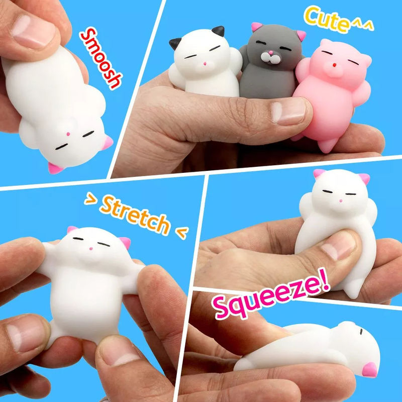 OEM fabrika özel hayvan antistres Slimy Squeeze Oyuncaklar Komik Oyuncaklar Mini Mochi Squishy oyuncak