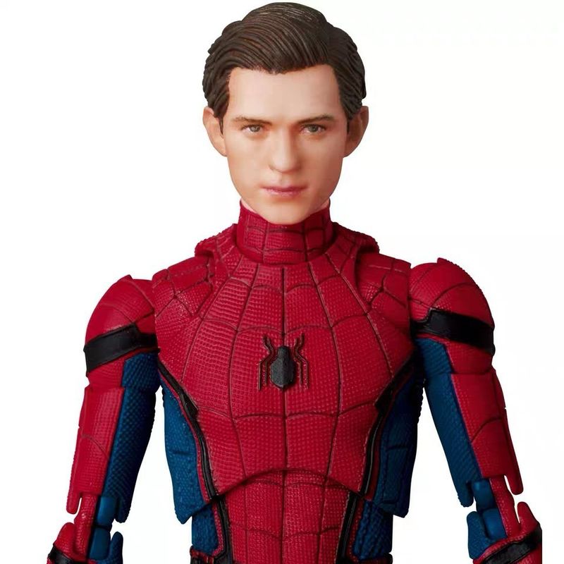 Özel Yüksek Kaliteli 15cm Örümcek Adam Oyuncakları Tom Holland PVC Hareket Resim Örümcek Adam Koleksiyonu Kutuyla Oyuncak