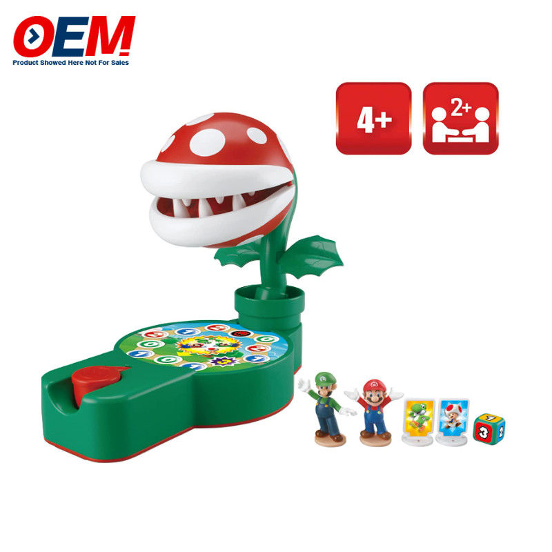 Oyunlar Dişler Super Mario Piranha Bitki Kaçış Yapılmış Masaüstü Eylem Oyunu 2 Koleksiyonel Super Mario Eylem Figürleri ile 4+ yaş için