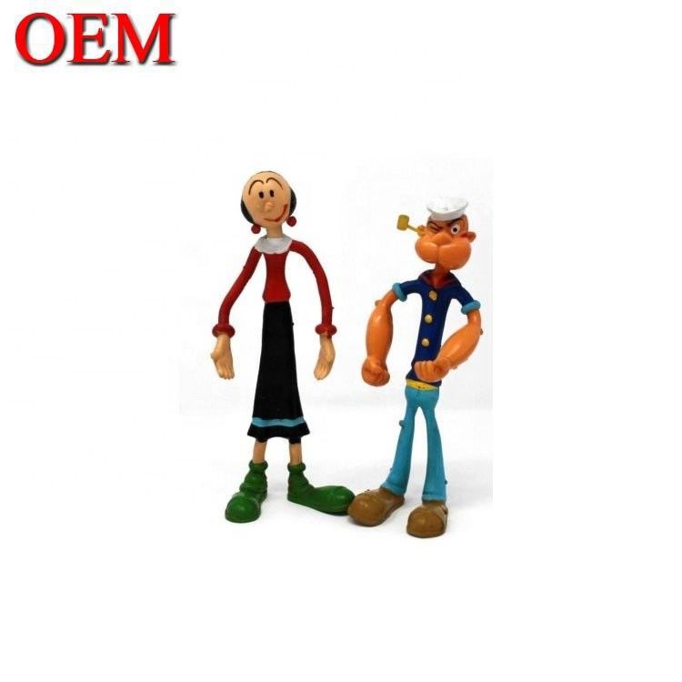 Fabrika Özelleştirilmiş Eğilebilir Resim Karikatür Eğilebilir Oyuncak Karakter Özel Karikatür Askeri MODEL Oyuncak