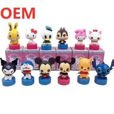 OEM Özel Mini Karikatür Stamper Oyuncak 3d Resim Stamper Kendiliğinden Mürekkepleme Tempel Plastik Çocuk Oyuncağı Çevre Dostu Malzeme 5000 PCS