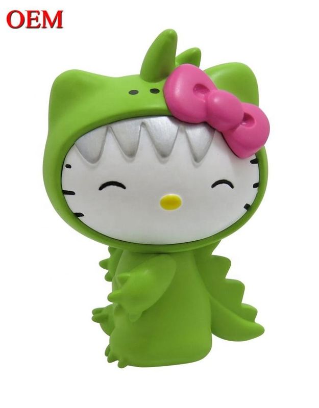 Özel OEM Yapılmış PVC Tatlı Mini Plastik Karikatür Kedi Kediler Oyuncağı Çocuk Üreticisi