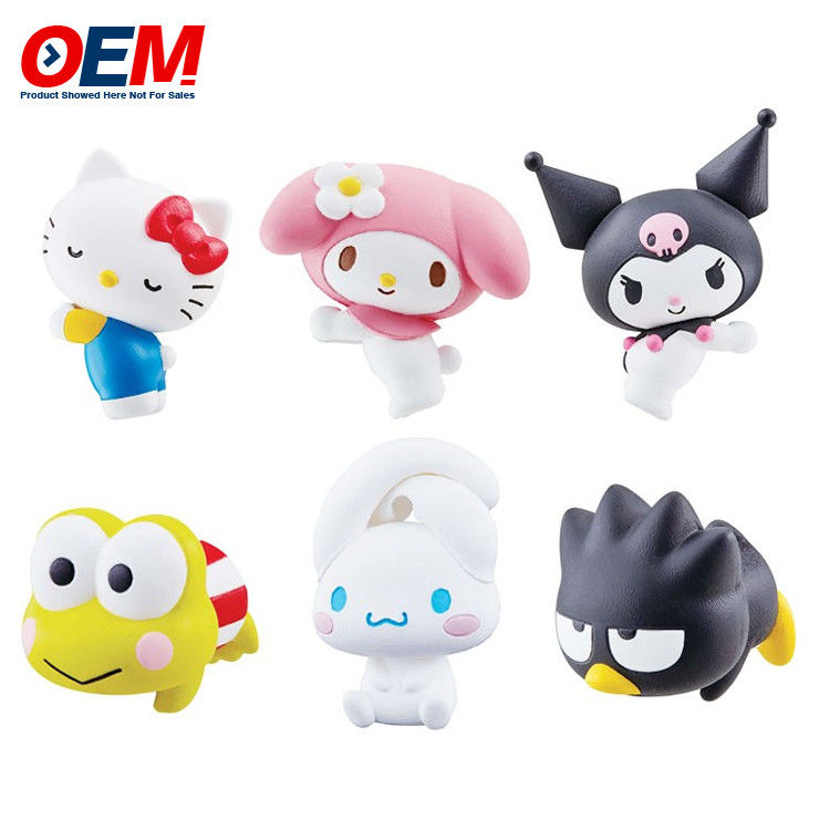 Custom PVC Cute Mini Figure OEM Plastik Karikatür Oyuncağı Yap 5cm Yükseklik Plastik Oyuncak