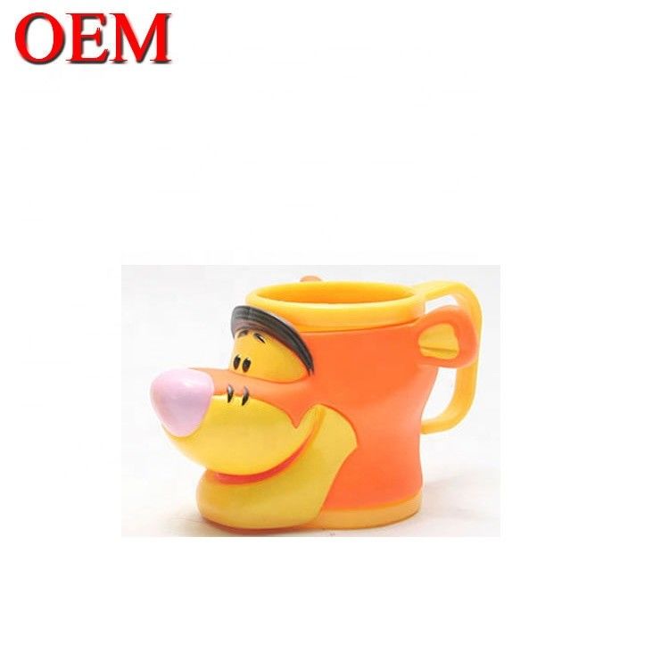 Özel Yükseklik Kalite Ekoloji dostu 3D Figure Cup Ice Cute Cartoon Toy Cream Mug