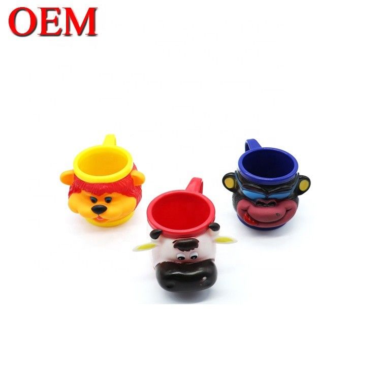 Özel Yükseklik Kalite Ekoloji dostu 3D Figure Cup Ice Cute Cartoon Toy Cream Mug