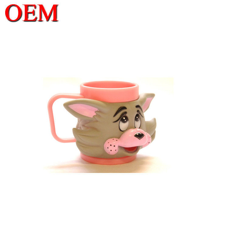 Özel Yükseklik Kalite Ekoloji dostu 3D Figure Cup Ice Cute Cartoon Toy Cream Mug