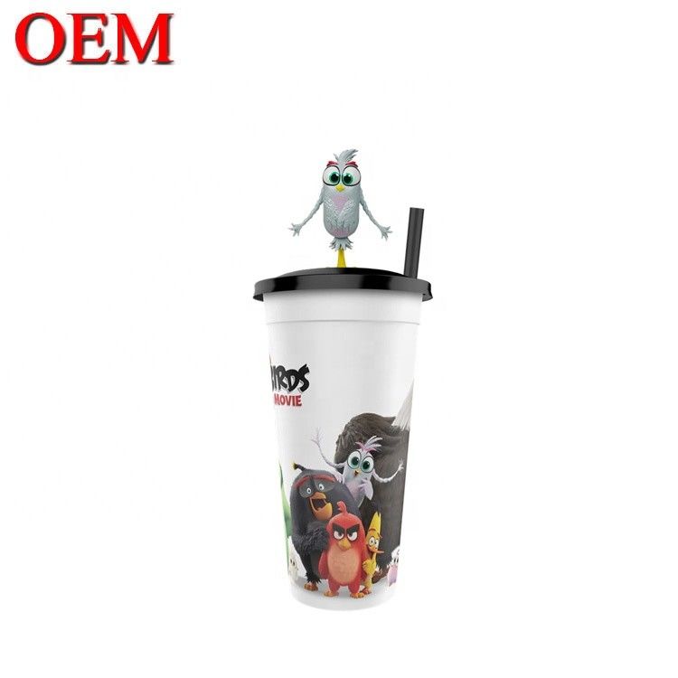 Özel Plastik Heykel OEM Cup Topper Figures Doğum Günü Figure Cup Dekorasyonu