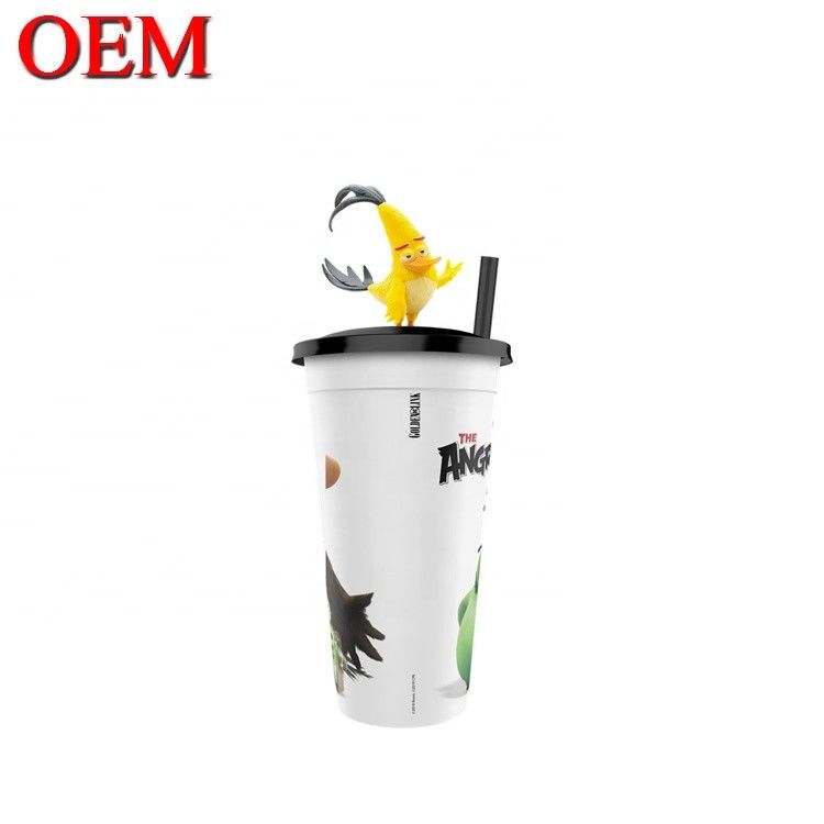 Özel Plastik Heykel OEM Cup Topper Figures Doğum Günü Figure Cup Dekorasyonu