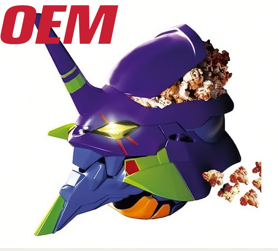 Özel Işık Popcorn Kovası OEM Popcorn Plastik Kovası Karakter Yap Popcorn Kovası