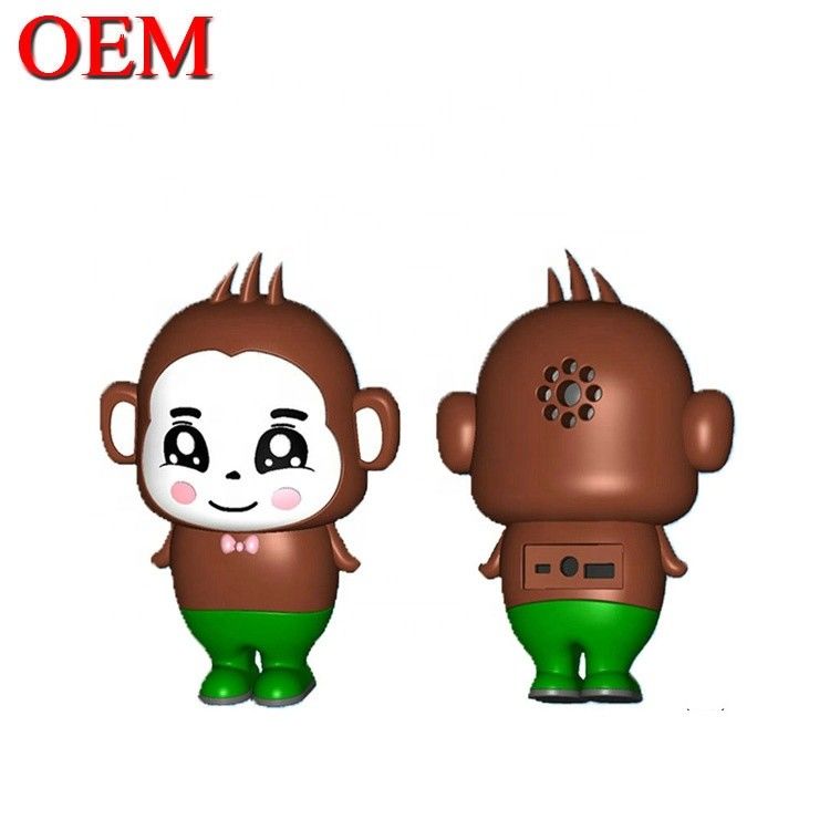 Özel Mini Figure Oyuncak taşınabilir Bluetooth Hoparlörü OEM Tatlı Karikatür Müzik çalar Tedarikçisi