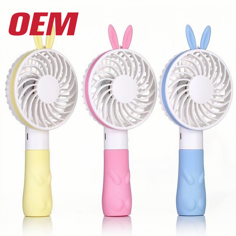 Özel USB Karikatür Ventilatörü OEM Yaz Taşınabilir Ventilatörü Üretilen USB Mini Soğutma Ventilatörü Hediye Kutusu ile