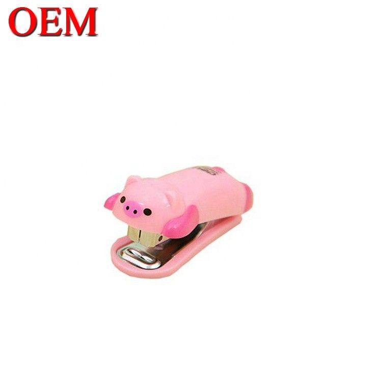 Plastik Ördek Karikatür Şekli Ofis Stapler OEM Plastik Hayvan Oyuncağı Öğrenciler İçin Okul Stapler