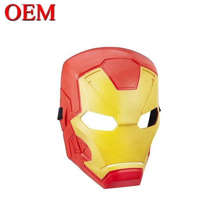 Özel Cadılar Bayramı Maskeleri PVC Süper Kahraman Örümcek Demir Kahraman Hulk Captain America Maskeleri Cosplay Kostümleri Yüz Maske