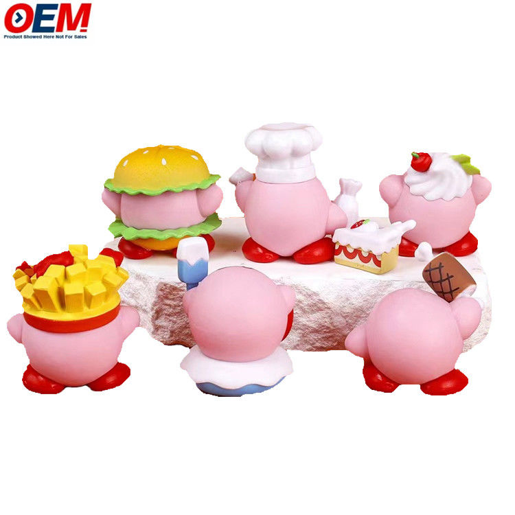 Özel Plastik Silikon Oyuncaklar OEM 3D Yumuşak Squishy figür karakteri Oyuncaklar Fabrika oyuncak üreticileri