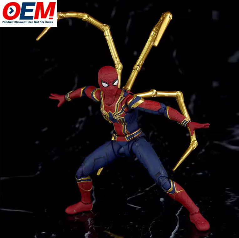 Özel Örümcek Adam Plastik Hareket Figürü Örümcek Adam Koleksiyoncu 15 cm Örümcek Adam Model Figürü