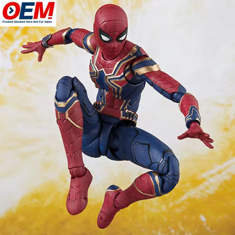 Özel Örümcek Adam Plastik Hareket Figürü Örümcek Adam Koleksiyoncu 15 cm Örümcek Adam Model Figürü