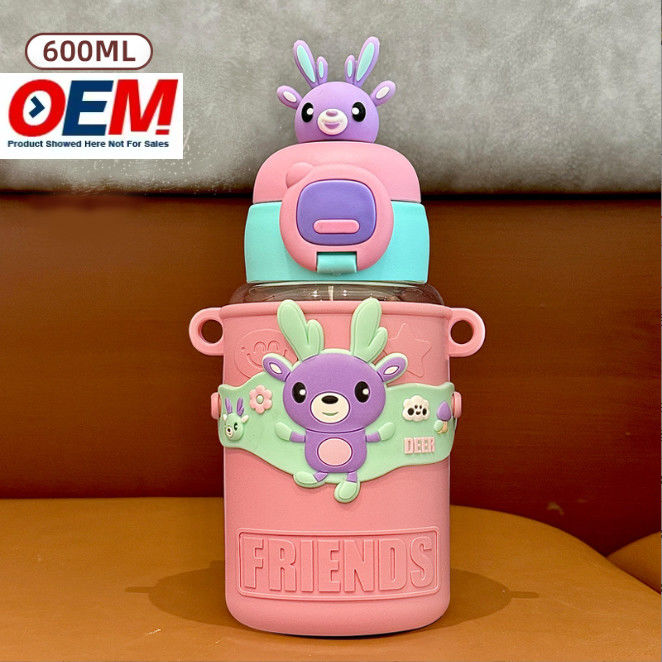 Çocuklar için BPA'sız Su Şişesi Özel Boyutlu ve Güvenli Zehirli Olmayan Plastik Çocuklar için Mükemmel