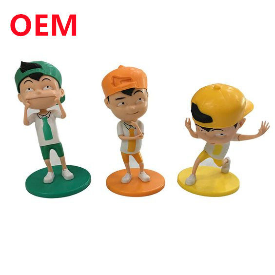 Özel Beyaz Renkli Enjeksiyon Plastik Parçalar OEM Abs Malzeme Aksesuarları Yapılmış 5cm Yükseklik Figure Oyuncak