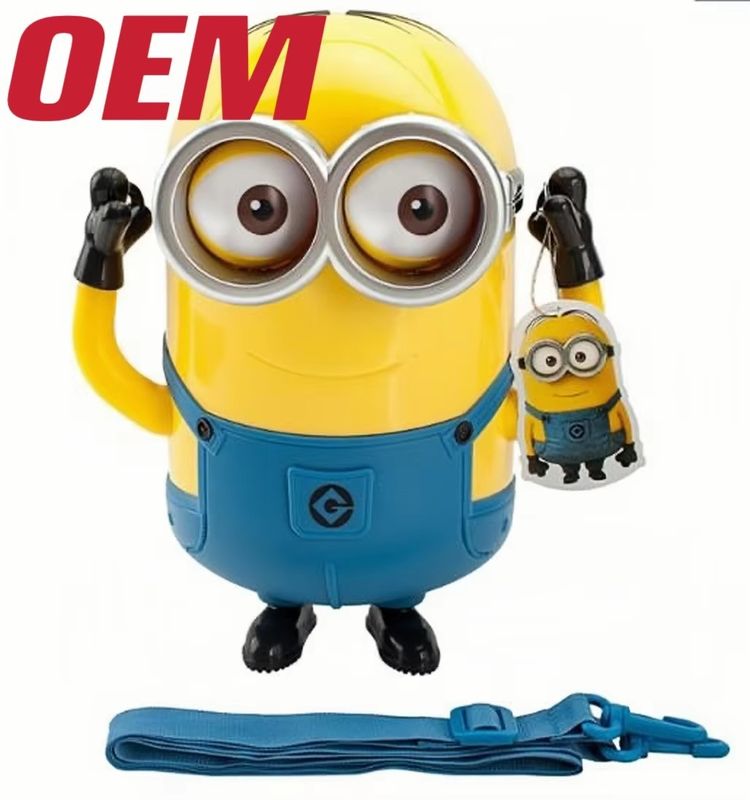 Özel Universal Minion Patlamış Mısır Kovası Film Karakteri İçin OEM Plastik Kovası