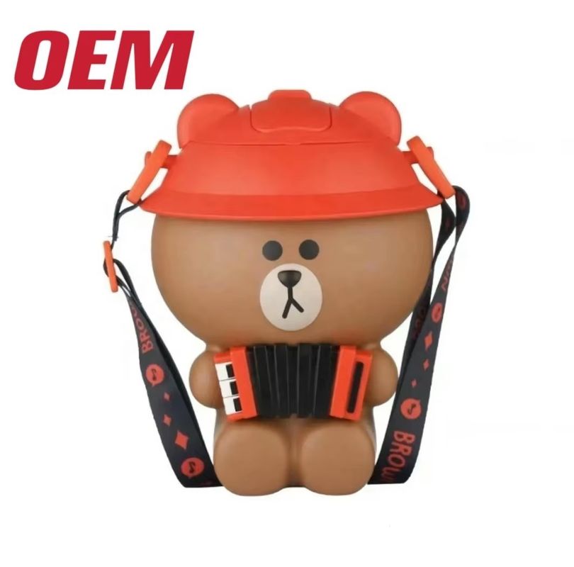 Özel Film Karakter Popcorn Kovası OEM 60 OZ Figure Popcorn Plastik Kovası Yap ABS Popcorn Kovası Dudak