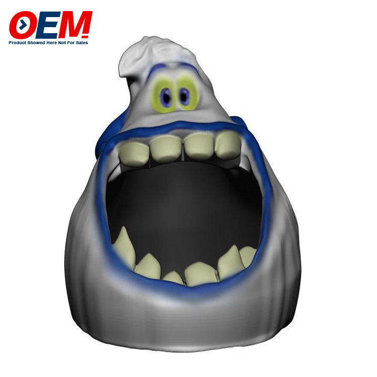 OEM Tasarım Plastik ABS Malzeme Karikatür Patlamış Mısır Kovası / Tek boynuzlu Kawaii Patlamış Mısır Kovası