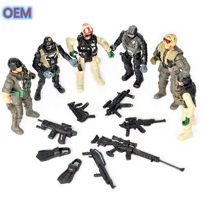 OEM 3d Joy Action Figure Oyuncak Özel Plastik Asker Karakter Karakter Askeri Karakter