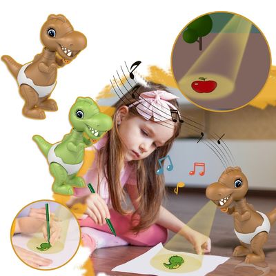 Özel Karikatür slayt projektörü LED el feneri projeksiyon meşale lamba Çocuk oyuncakları