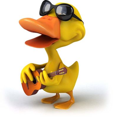 3D Yeni Tasarım Plastik Karikatür Figure Action Hayvanlar Ördek Arı Penguenle Oyuncaklar