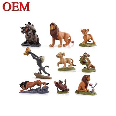Pvc Çocuk Oyuncakları Animasyon Karikatür Model Simba Küçük Aslan Kralı Figur