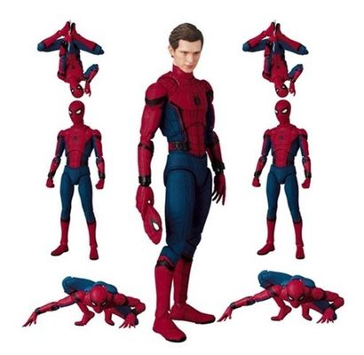 Özel Yüksek Kaliteli 15cm Örümcek Adam Oyuncakları Tom Holland PVC Hareket Resim Örümcek Adam Koleksiyonu Kutuyla Oyuncak