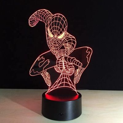 Özel Film Karakteri 3D Resim Yapılmış Model Oyuncak LED Gece Işığı Oyuncak Üreticisi