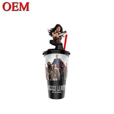 Özel Plastik Kupa 3D Kupalar Yaz Buz Su Kupaları Dondurma Gel Çift Duvarlı Dondurucu Gel Kupaları