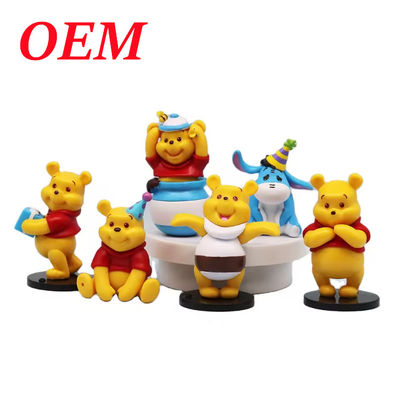 Kör Kutusu Pvc Hayvan Ayısı Gizemli Eylem Arkadaşı 6 Parça Figure Set