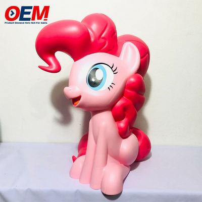 OEM Tasarım Plastik 3D Karikatür Patlamış Mısır Kovası / Tek boynuzlu Kawaii Patlamış Mısır Kovası